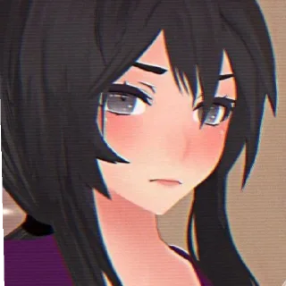🩸 emoji Яндере симулятор Telegram sticker 22 of 60