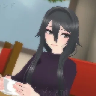 🩸 emoji Яндере симулятор Telegram sticker 24 of 60