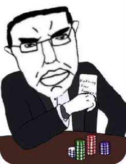 😐 emoji Oodletown Poker | by @DonetskBasin Telegram sticker 3 of 112