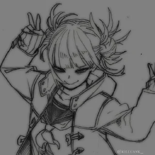 💃 emoji Тога Химико Telegram sticker 22 of 48
