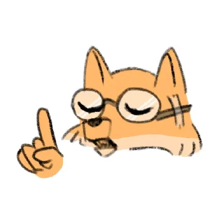 🤓 emoji 🦊FoxHub🦊 Telegram sticker 11 of 17