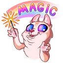 ✨ emoji Christmas Dog Telegram sticker 20 of 35