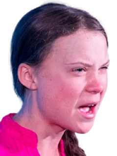 😡 emoji Greta Thunberg Telegram sticker 22 of 33