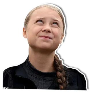 🙄 emoji Greta Telegram sticker 7 of 30