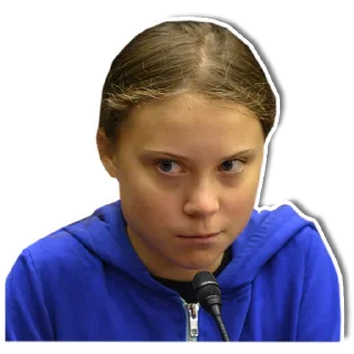 😟 emoji Greta Telegram sticker 10 of 30