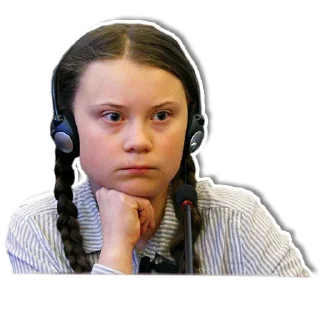 🧐 emoji Greta Telegram sticker 19 of 30