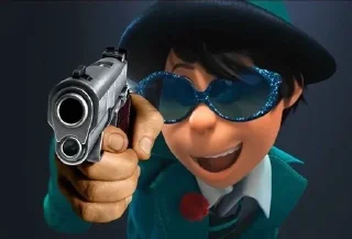 🔫 emoji находкинс 🎩 | @stikspitty Telegram sticker 23 of 25