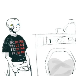 Sticker from Ink sans