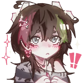 🤍 emoji Личный пак хэрила Telegram sticker 9 of 56