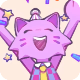 Sticker from Kitty Kart 64