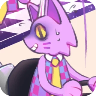 😶 emoji Kitty Kart 64 Telegram sticker 8 of 39