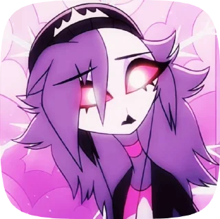 🎆 emoji БОЛЬШЕ ⇨ @CLOOBHUB ОКТАВИЯ АДСКИЙ БОСС HELLUVA ТГ Telegram sticker 10 of 63