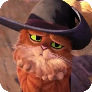 😶 emoji Puss In Boots • @Earth928B Telegram sticker 22 of 45