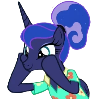 😍 emoji Luna | @MyLittlePony_bots Telegram sticker 22 of 51