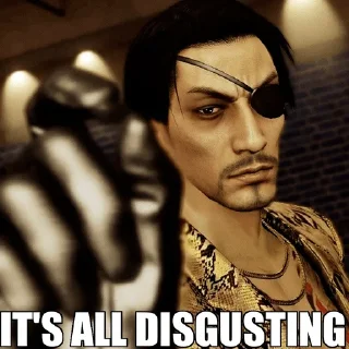 🤢 emoji Cropped Yakuza memes Telegram sticker 7 of 40
