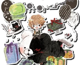 Sticker from / 💻 Chihiro Fujisaki 2 by @wanna_s_l_e_e_p 💚 /