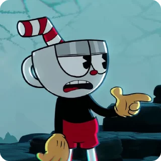 🌟 emoji Cuphead [Indie Cross] @SubSticks @fStikBot Telegram sticker 14 of 75
