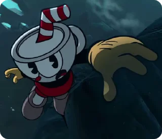🌟 emoji Cuphead [Indie Cross] @SubSticks @fStikBot Telegram sticker 6 of 75