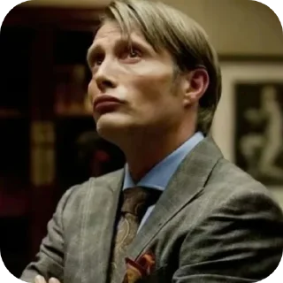 😶 emoji Hannibal🫀 Telegram sticker 10 of 102