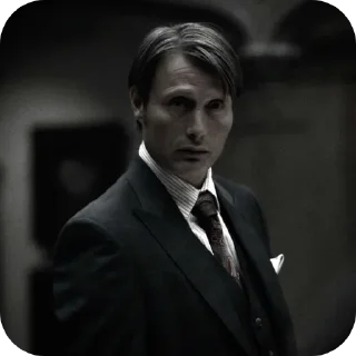 😶 emoji Hannibal🫀 Telegram sticker 16 of 102