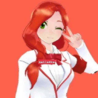 🌟 emoji Akane|| @YandereSimulator23 Telegram sticker 13 of 98