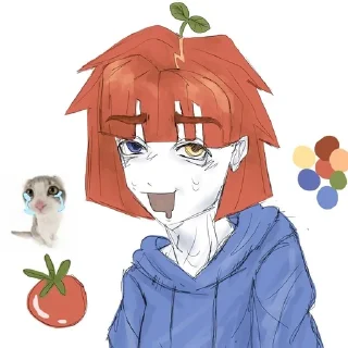 🌟 emoji Помидор моя матт Telegram sticker 9 of 64