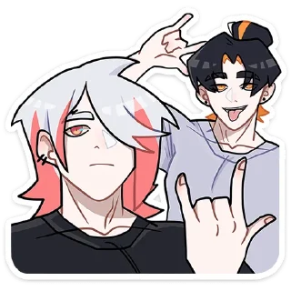 🤟 emoji Вектор без надписей @stickers_vk Telegram sticker 4 of 49