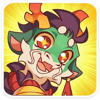 🤩 emoji Грин без надписей @stickers_vk Telegram sticker 10 of 49