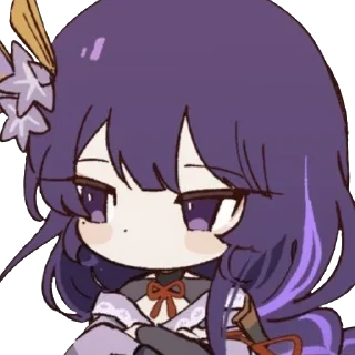 😑 emoji 💜Raiden💜 Telegram sticker 23 of 44