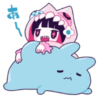 🌟 emoji ໒꒰՞ стикеры ՞꒱ა  ...  @yiroma Telegram sticker 20 of 40