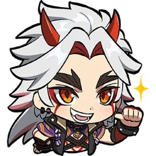 😁 emoji KartinyPaimon Telegram sticker 5 of 32