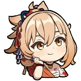 🙂 emoji KartinyPaimon Telegram sticker 24 of 32
