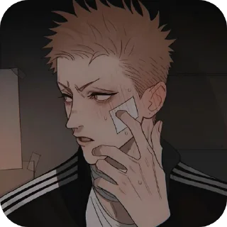 😥 emoji Mo Guan Shan @stickmiw Telegram sticker 3 of 40