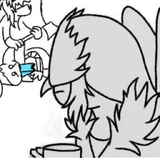 ☕ emoji ༄Хомитон༄ лучший; от Аэро/Rube Telegram sticker 20 of 83
