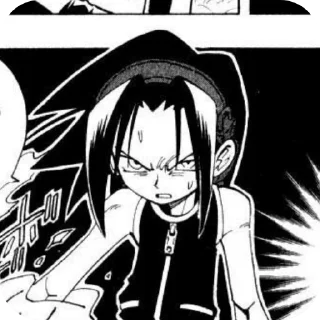 😎 emoji Shaman king Telegram sticker 6 of 38