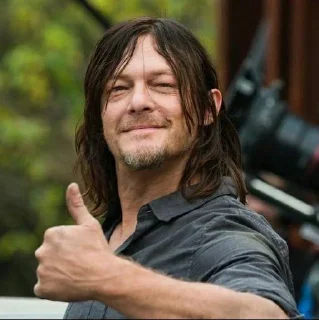 👍 emoji the walking Dead Telegram sticker 7 of 28