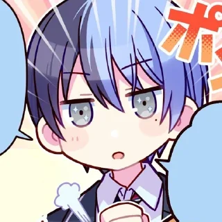 🤩 emoji голубая черешня Telegram sticker 3 of 79