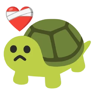 🌟 emoji черепаха дяны и амы Telegram sticker 16 of 97