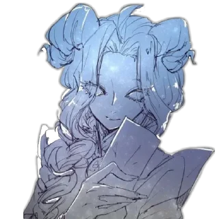 🙂 emoji Wish you sweet dreams ~ Azrael Telegram sticker 3 of 120