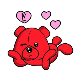 🥰 emoji ALFA BEAR от @alfabankby Telegram sticker 9 of 27
