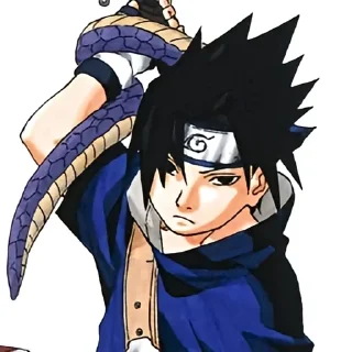 🕳️ emoji Sasuke Uchiha ≈ @wujsed Telegram sticker 23 of 84