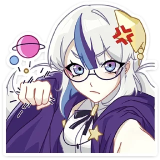 👊 emoji Астерия; @stickersvk18, @yooshi69 Telegram sticker 17 of 50