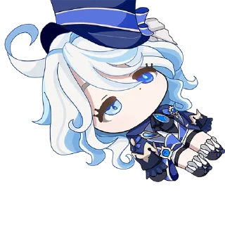 🫠 emoji Furina de Fontaine Telegram sticker 9 of 19