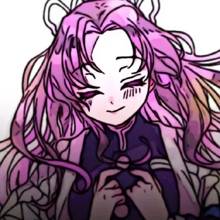 🌺 emoji Kanae @demonslayerstickersss Telegram sticker 11 of 27