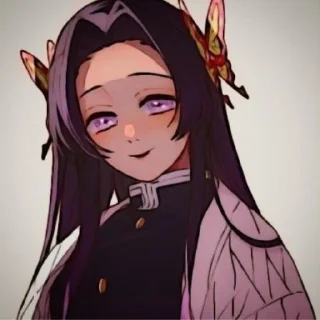 🌺 emoji Kanae @demonslayerstickersss Telegram sticker 18 of 27