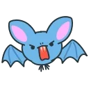 😡 emoji Fang the Bat Telegram sticker 12 of 26