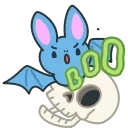 👻 emoji Fang the Bat Telegram sticker 22 of 26
