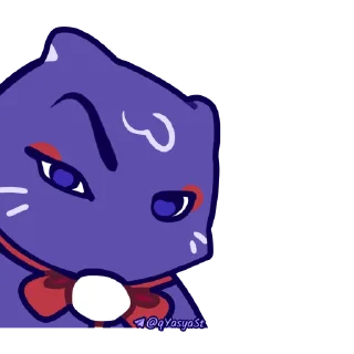 💙 emoji Мяв мяв [автор @qYasyaSt] Telegram sticker 24 of 30