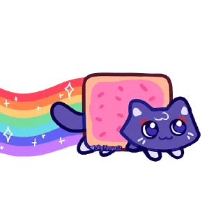 🌈 emoji Мяв мяв [автор @qYasyaSt] Telegram sticker 9 of 30