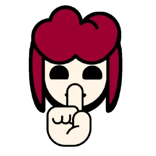 🤫 emoji LAITIK pins Telegram sticker 11 of 30